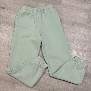 Princess Polly Sage Green Joggers